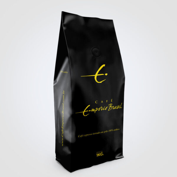Café Torrado em Grãos Gourmet Black 1kg
