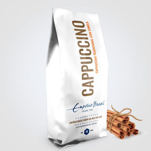 Cappuccino Empório Brasil Tradicional com Canela 1kg