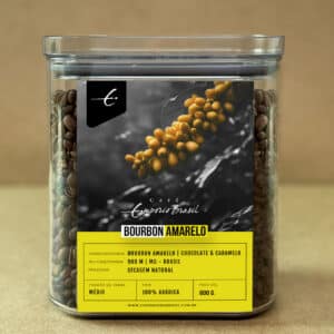Café em Grãos Bourbon Amarelo 600g.